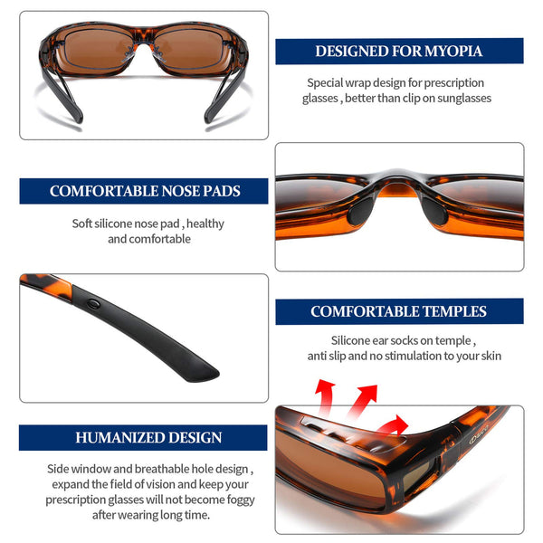UV Fitovers Fit-Over Sunglasses