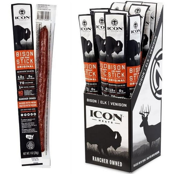 Icon Meats Bison and Pork Stick