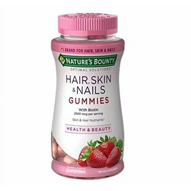 Nature's Bounty Optimal Solutions Hair, Skin & Nails Gummies