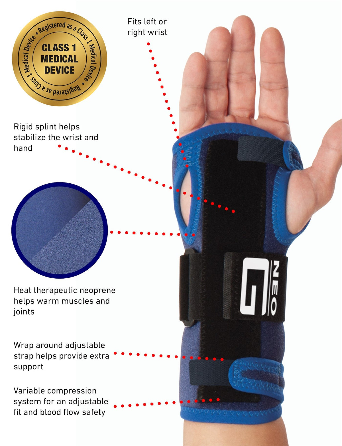 Neo G Universal Wrist Brace