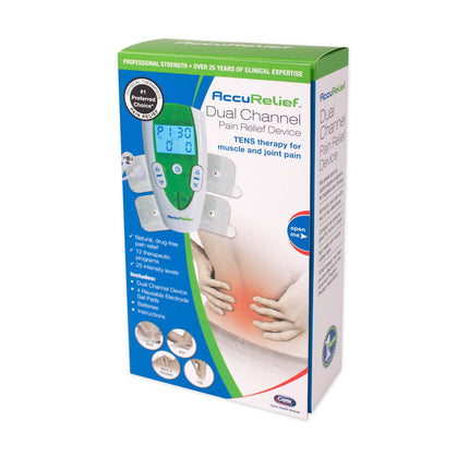 AccuRelief Dual Channel TENS Pain Relief Device