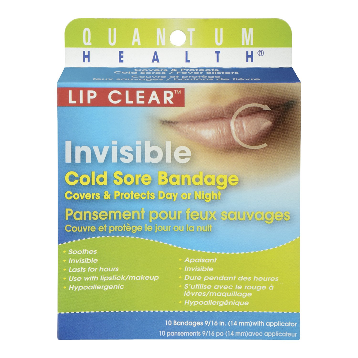 Quantum Health Lip Clear Invisible Cold Sore Bandage