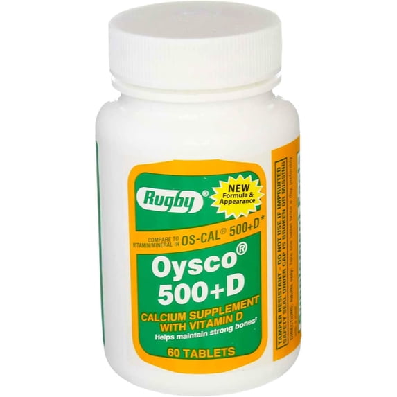 Rugby Calcium 500 mg with Vitamin D