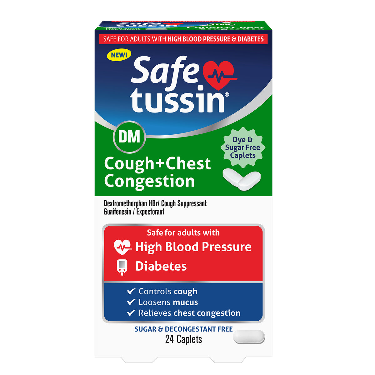 Safetussin DM Cough + Chest Congestion