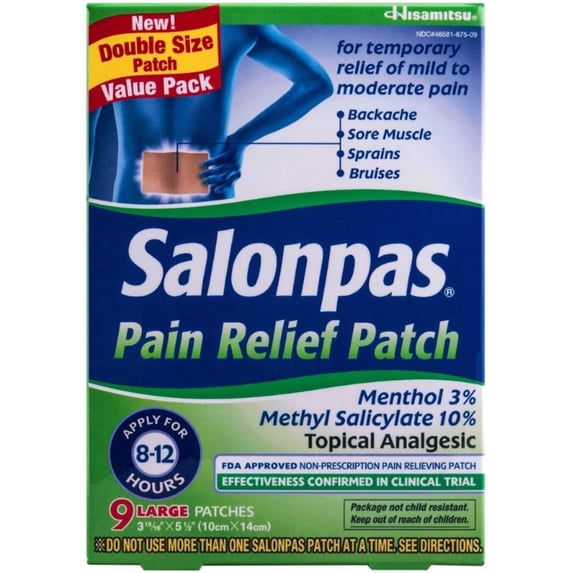 Salonpas Pain Relief Patch Large