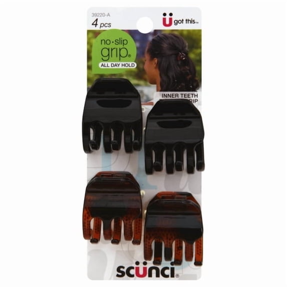 scunci No-Slip Grip Claw Clips