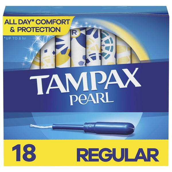 Tampax Pearl Tampons - Regular, unscented / 18 ct