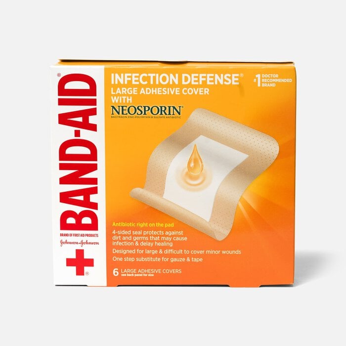 Band-Aid Infection Defense with Neosporin - 6 ct