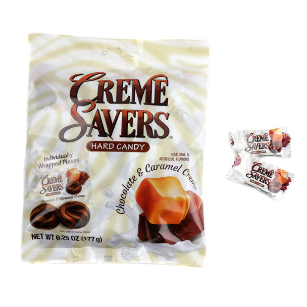 Creme Savers Hard Candy - Chocolate & Caramel Creme / 1.76 oz