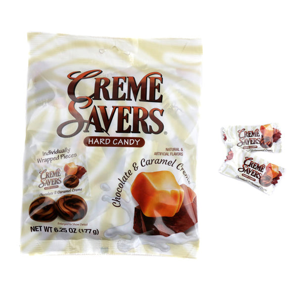 Creme Savers Hard Candy - Chocolate & Caramel Creme / 1.76 oz