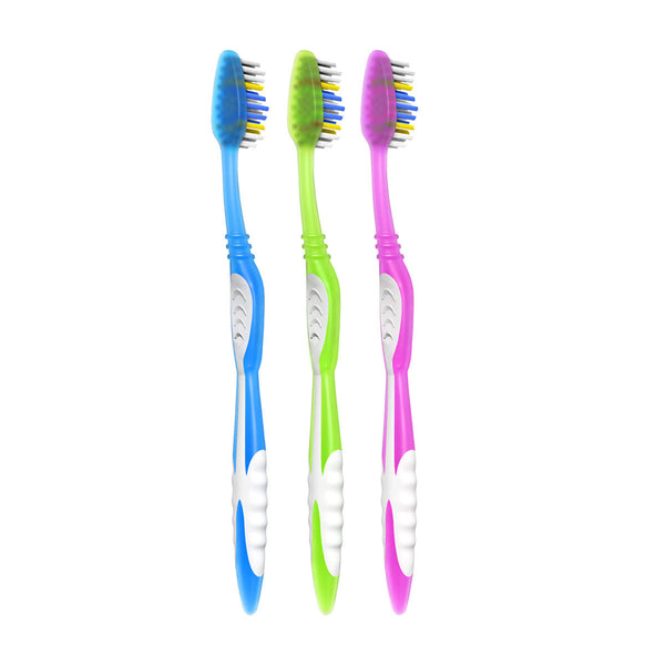 Colgate Extra Clean Toothbrush - Medium, value pack, 3 ct
