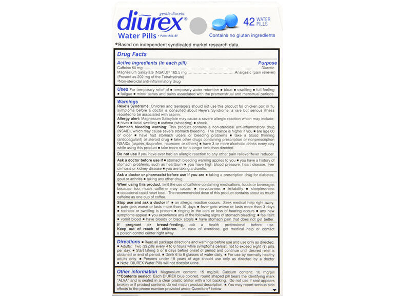 Diurex Period Comfort Bloat + Pain Reliever