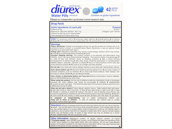 Diurex Period Comfort Bloat + Pain Reliever