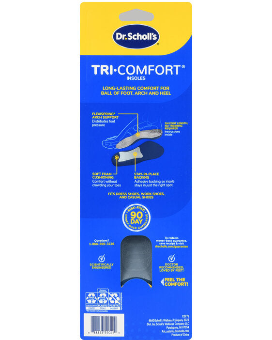 Dr. Scholl's Tri-Comfort Insoles - Men's (sizes 8-14)