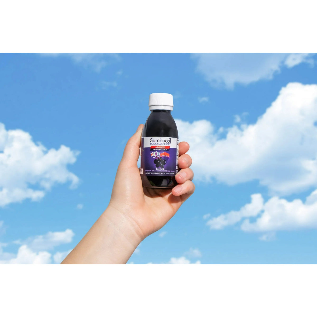 Sambucol Kids Black Elderberry Advanced Immune Syrup - 4 fl oz (120 mL)