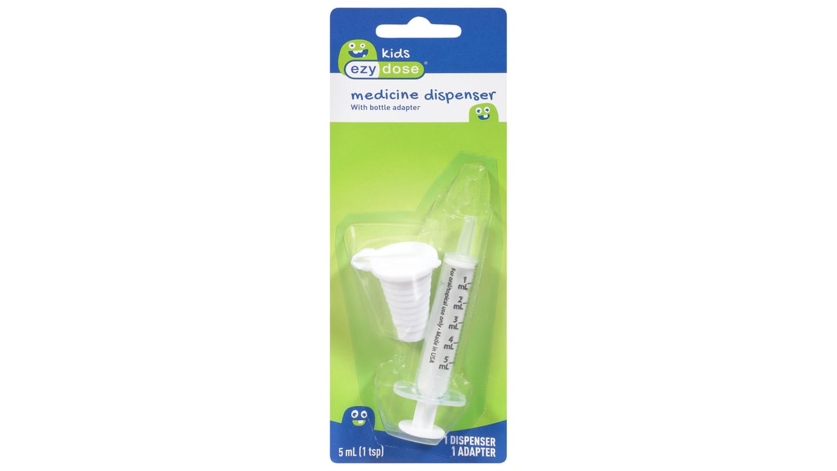 Ezy Dose Kids Medicine Dispenser with Bottle Adapter