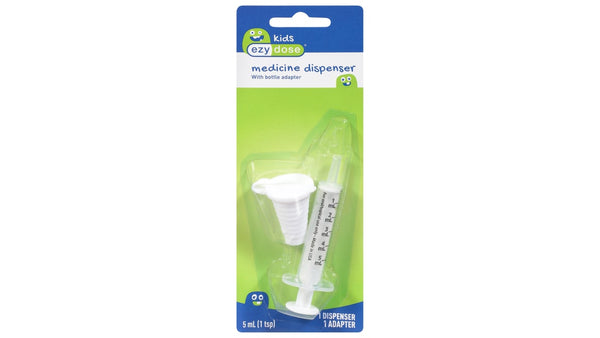 Ezy Dose Kids Medicine Dispenser with Bottle Adapter