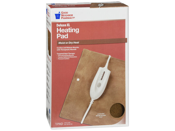Good Neighbor Pharmacy Deluxe Heating Pad, Moist or Dry Heat