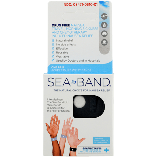 Sea-Band Nausea Relief Acupressure Bands - 1 pair