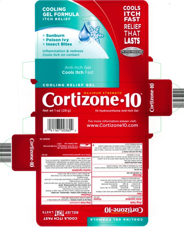 Cortizone-10 Maximum Strength Cooling Gel