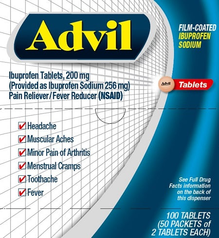 Advil Ibuprofen - Tablets / 100 ct