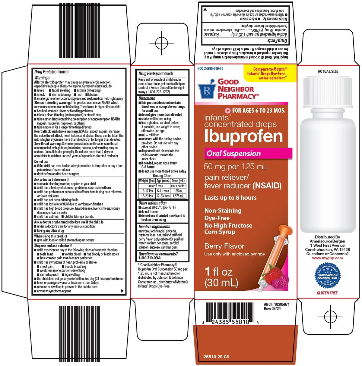 Good Neighbor Pharmacy Infants' Ibuprofen Concentrated Drops