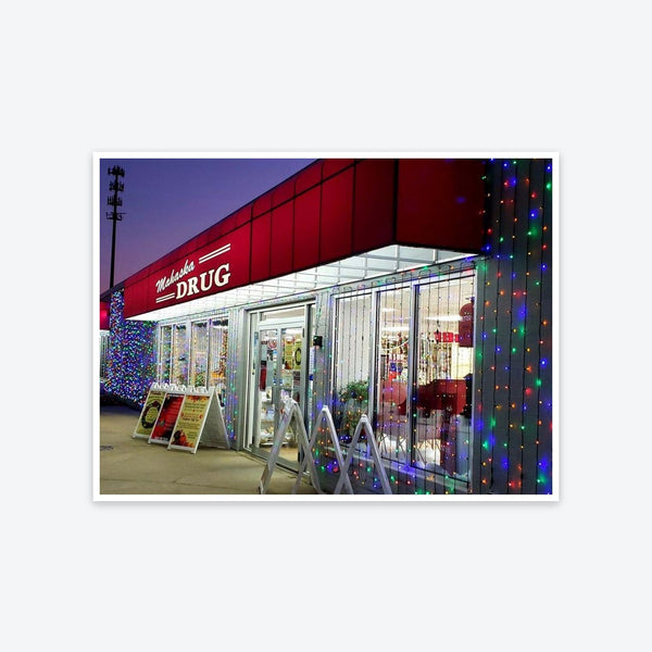 A large format photo print