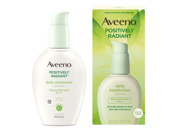 Aveeno Positively Radiant Daily Moisturizer SPF 15