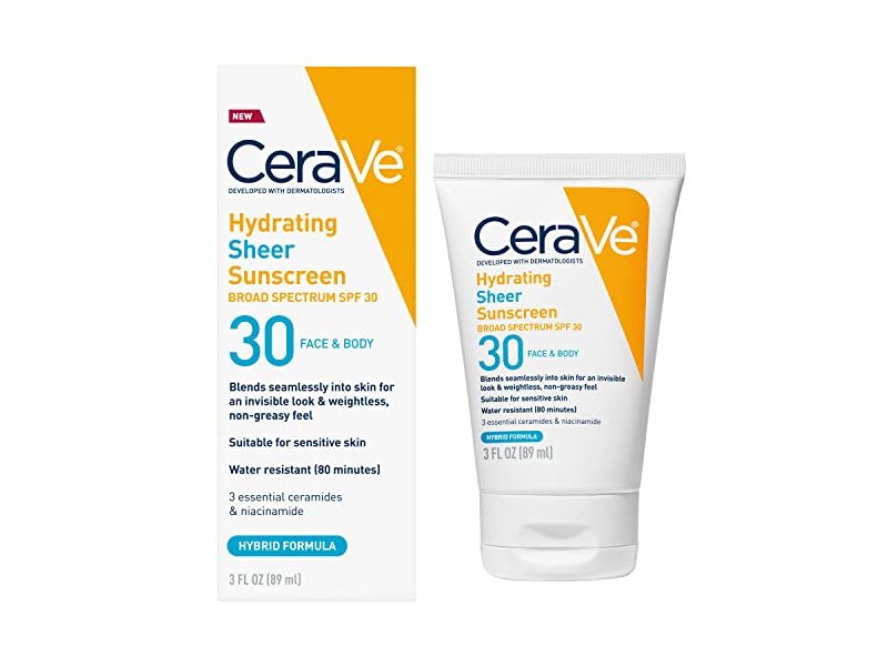 CeraVe Hydrating Sheer Sunscreen