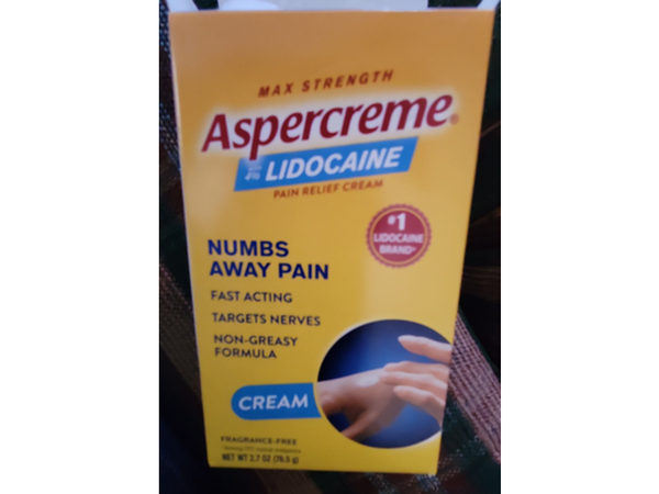 Aspercreme Lidocaine Pain Relieving Cream - 2.7 oz (76.5 g)