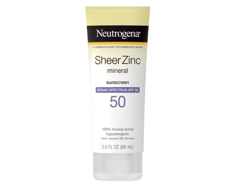 Neutrogena SheerZinc Mineral Sunscreen