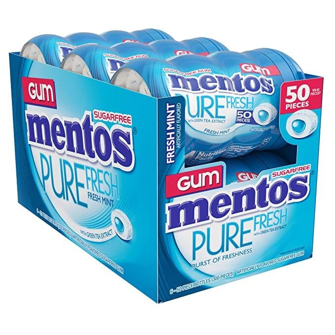 Mentos Pure Fresh Sugar Free Gum