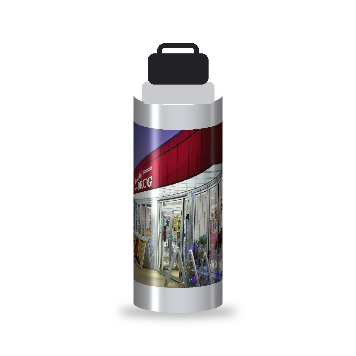 Photo Water Bottle with a customer photo on it