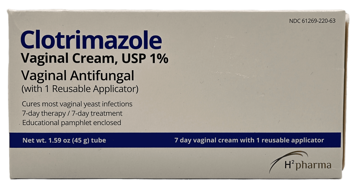 H2 Pharma Clotrimazole Vaginal Cream USP 1%