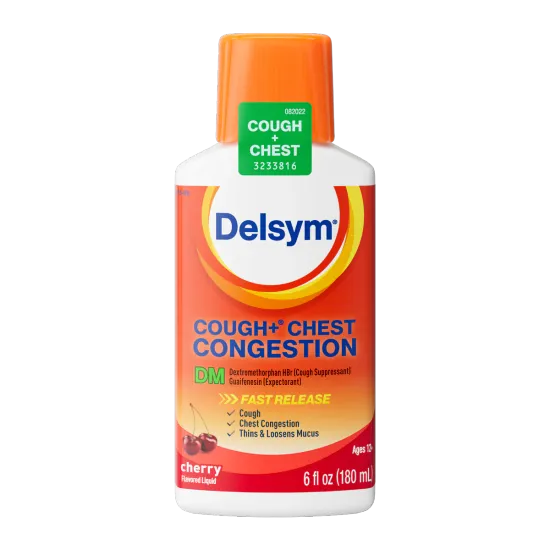 Delsym Cough + Chest Congestion DM