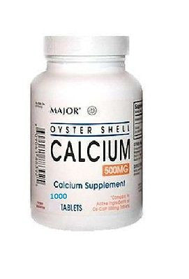 Major Oyster Shell Calcium with Vitamin D3