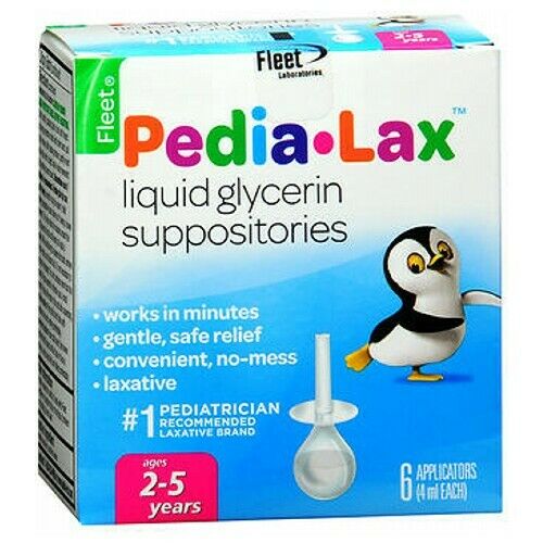 Pedia-Lax Liquid Glycerin Suppositories