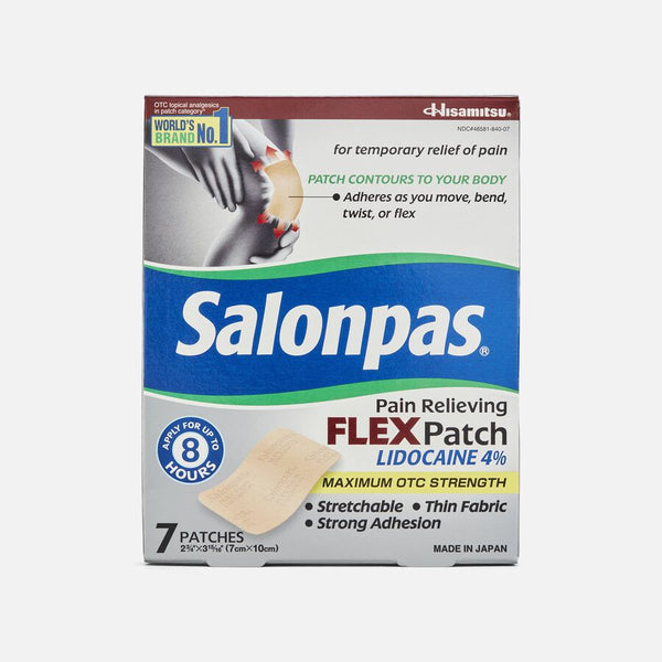 Salonpas Pain Relieving Flex Patch Lidocaine 4%