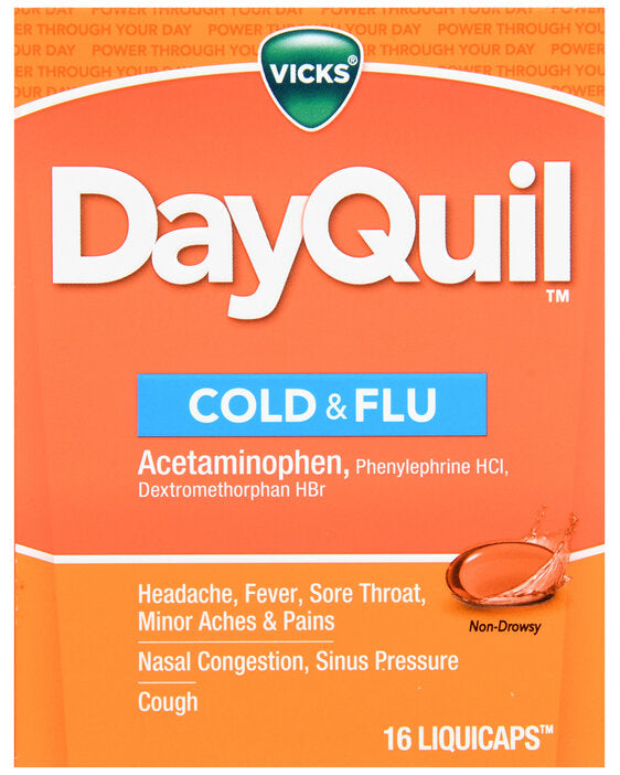 Vicks DayQuil Cold & Flu LiquiCaps - 8 ct