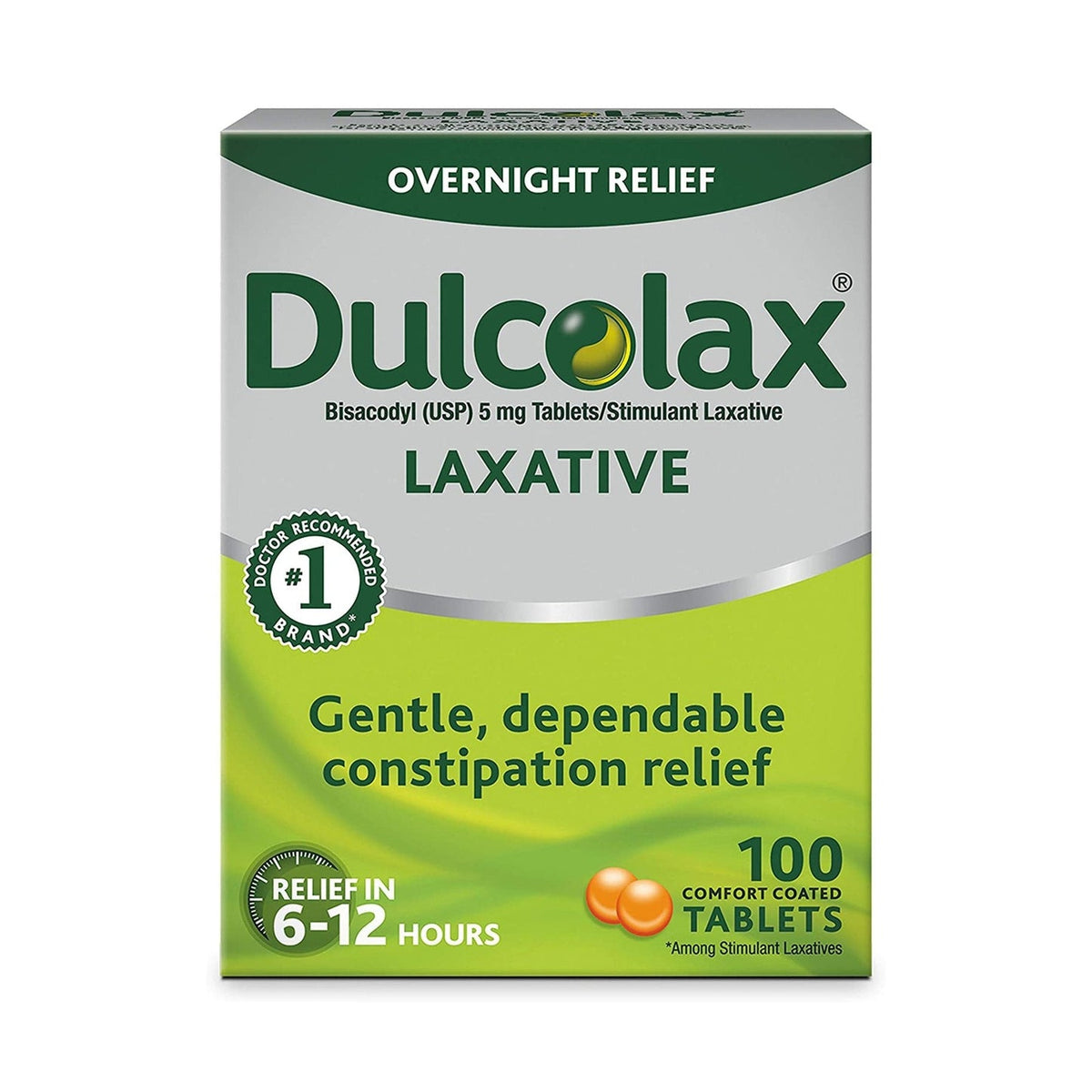 Dulcolax Overnight Laxative - Tablets / 100 ct