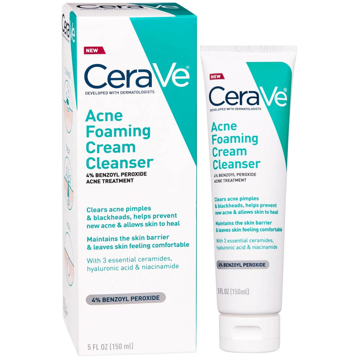 CeraVe Acne Foaming Cream Cleanser